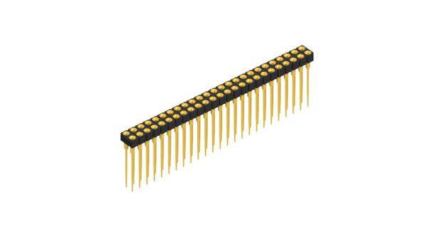 Fischer Elektronik Buchsenleiste (Präzision) Anzahl Reihen: 2 10042120 10St.