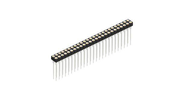 Fischer Elektronik Buchsenleiste (Präzision) Anzahl Reihen: 2 10042122 10St.
