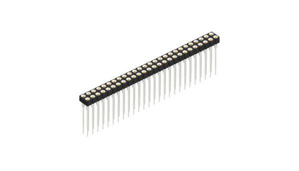 Fischer Elektronik Buchsenleiste (Präzision) Anzahl Reihen: 2 10042126 10St.