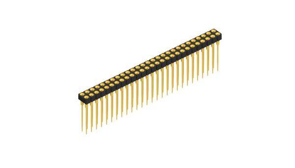 Fischer Elektronik Buchsenleiste (Präzision) Anzahl Reihen: 2 10042128 10St.