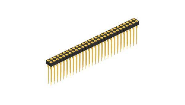 Fischer Elektronik Buchsenleiste (Präzision) Anzahl Reihen: 2 10042132 10St.