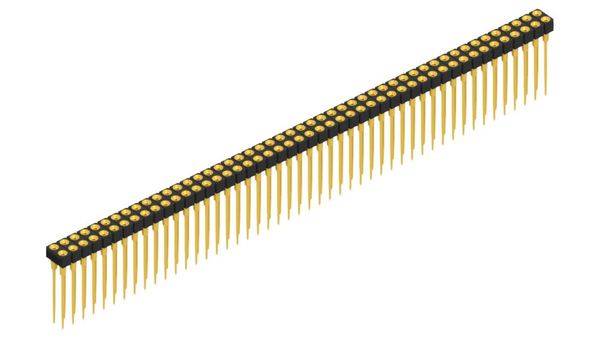 Fischer Elektronik Buchsenleiste (Präzision) Anzahl Reihen: 2 10042212 10St.