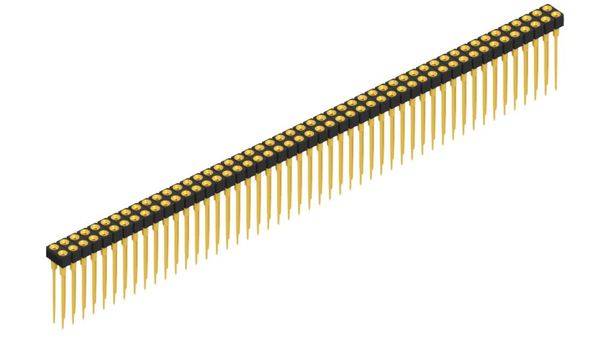 Fischer Elektronik Buchsenleiste (Präzision) Anzahl Reihen: 2 10042216 10St.