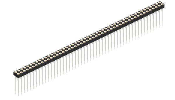 Fischer Elektronik Buchsenleiste (Präzision) Anzahl Reihen: 2 10042218 10St.