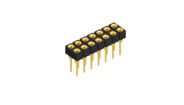 Fischer Elektronik Buchsenleiste (Präzision) Anzahl Reihen: 2 10042487 10St.