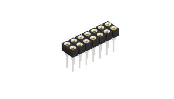 Fischer Elektronik Buchsenleiste (Präzision) Anzahl Reihen: 2 10042488 10St.