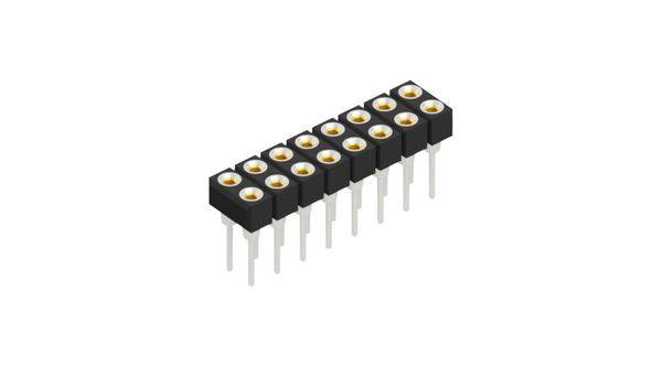 Fischer Elektronik Buchsenleiste (Präzision) Anzahl Reihen: 2 10042490 10St.