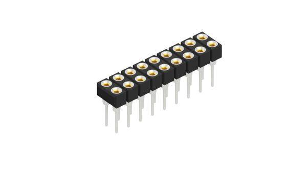 Fischer Elektronik Buchsenleiste (Präzision) Anzahl Reihen: 2 10042492 10St.
