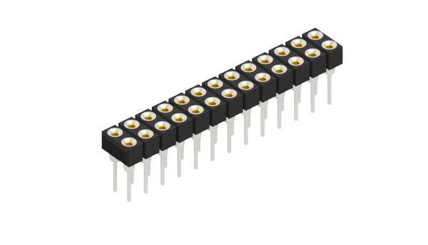 Fischer Elektronik Buchsenleiste (Präzision) Anzahl Reihen: 2 10042500 10St.
