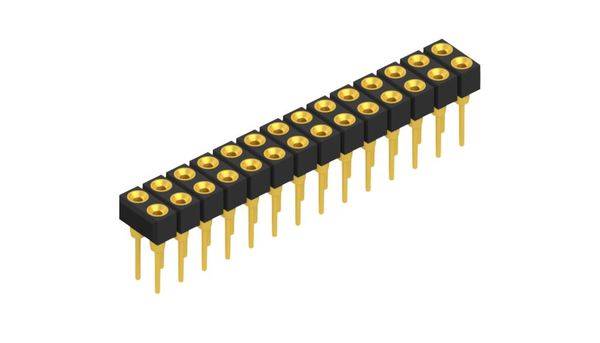 Fischer Elektronik Buchsenleiste (Präzision) Anzahl Reihen: 2 10042501 10St.