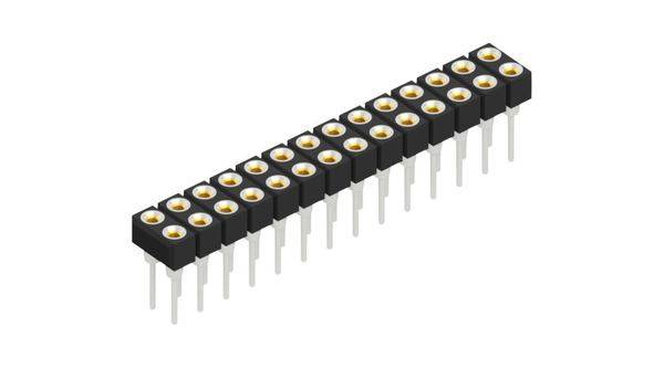 Fischer Elektronik Buchsenleiste (Präzision) Anzahl Reihen: 2 10042502 10St.