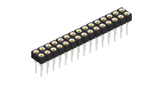 Fischer Elektronik Buchsenleiste (Präzision) Anzahl Reihen: 2 10042504 10St.