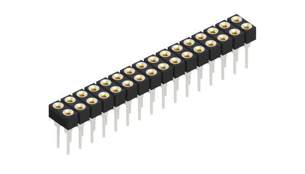 Fischer Elektronik Buchsenleiste (Präzision) Anzahl Reihen: 2 10042506 10St.