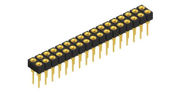 Fischer Elektronik Buchsenleiste (Präzision) Anzahl Reihen: 2 10042507 10St.