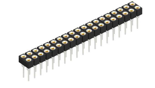 Fischer Elektronik Buchsenleiste (Präzision) Anzahl Reihen: 2 10042512 10St.