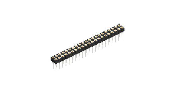 Fischer Elektronik Buchsenleiste (Präzision) Anzahl Reihen: 2 10042516 10St.