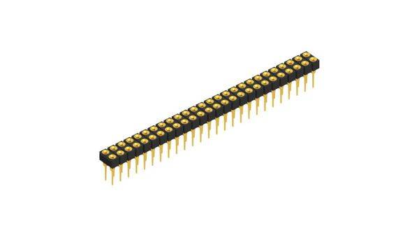 Fischer Elektronik Buchsenleiste (Präzision) Anzahl Reihen: 2 10042525 10St.