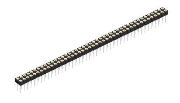 Fischer Elektronik Buchsenleiste (Präzision) Anzahl Reihen: 2 10042560 10St.