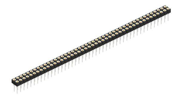 Fischer Elektronik Buchsenleiste (Präzision) Anzahl Reihen: 2 10042564 10St.