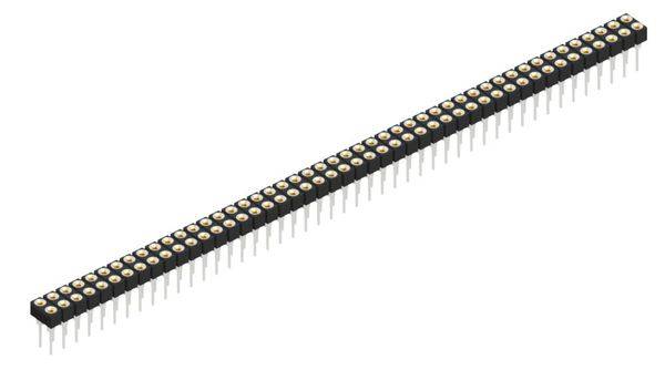 Fischer Elektronik Buchsenleiste (Präzision) Anzahl Reihen: 2 10042568 10St.