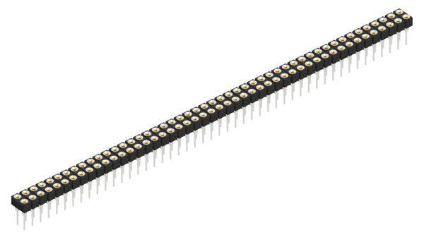 Fischer Elektronik Buchsenleiste (Präzision) Anzahl Reihen: 2 10042570 10St.