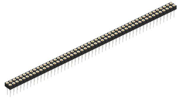 Fischer Elektronik Buchsenleiste (Präzision) Anzahl Reihen: 2 10042572 10St.