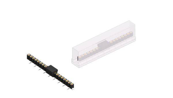 Fischer Elektronik Buchsenleiste (Präzision) Anzahl Reihen: 1 MK22SMD19BSM 10St.