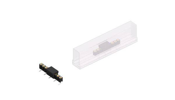 Fischer Elektronik Buchsenleiste (Präzision) Anzahl Reihen: 1 MK22SMD9BSM 10St.
