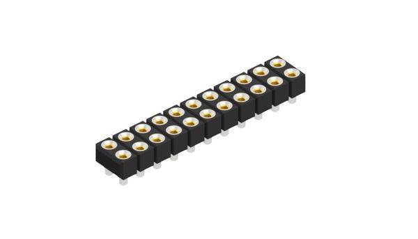 Fischer Elektronik Buchsenleiste (Präzision) Anzahl Reihen: 2 10042596 10St.