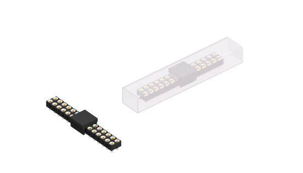 Fischer Elektronik Buchsenleiste (Präzision) Anzahl Reihen: 2 10042601 10St.
