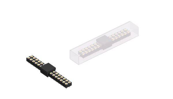 Fischer Elektronik Buchsenleiste (Präzision) Anzahl Reihen: 2 MK220SMD32BSM 10St.
