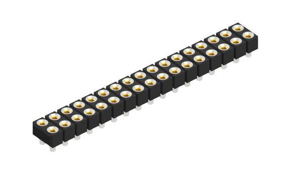Fischer Elektronik Buchsenleiste (Präzision) Anzahl Reihen: 2 10128949 10St.