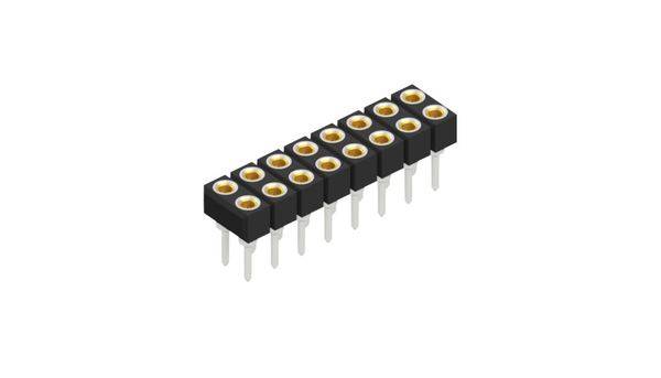 Fischer Elektronik Buchsenleiste (Präzision) Anzahl Reihen: 2 10042613 10St.