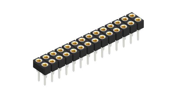 Fischer Elektronik Buchsenleiste (Präzision) Anzahl Reihen: 2 10042619 10St.