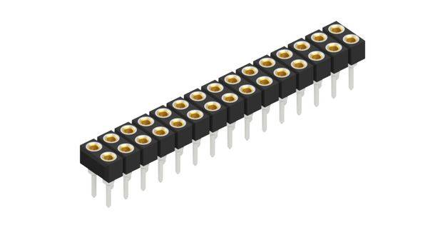 Fischer Elektronik Buchsenleiste (Präzision) Anzahl Reihen: 2 10042620 10St.