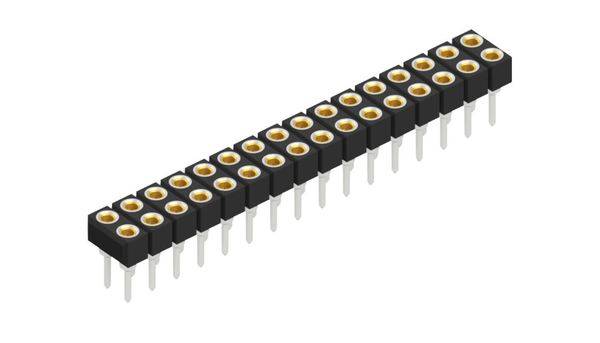 Fischer Elektronik Buchsenleiste (Präzision) Anzahl Reihen: 2 10042621 10St.