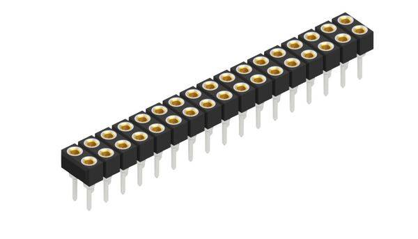 Fischer Elektronik Buchsenleiste (Präzision) Anzahl Reihen: 2 10042622 10St.