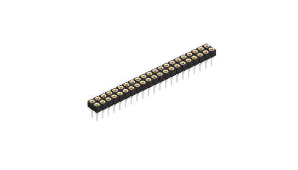 Fischer Elektronik Buchsenleiste (Präzision) Anzahl Reihen: 2 10042626 10St.