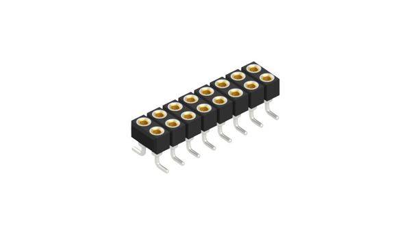Fischer Elektronik Buchsenleiste (Präzision) Anzahl Reihen: 2 10042648 10St.