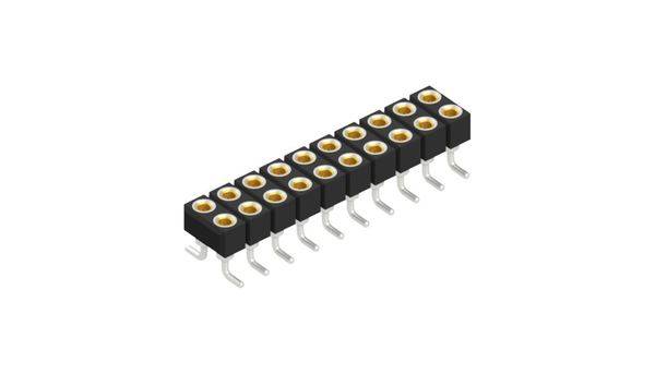 Fischer Elektronik Buchsenleiste (Präzision) Anzahl Reihen: 2 10042653 10St.