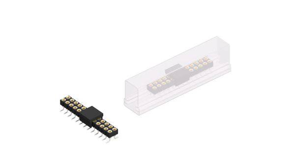 Fischer Elektronik Buchsenleiste (Präzision) Anzahl Reihen: 2 10067958 10St.
