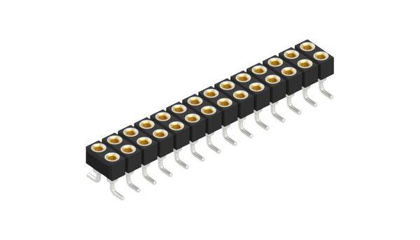 Fischer Elektronik Buchsenleiste (Präzision) Anzahl Reihen: 2 10042656 10St.