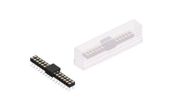 Fischer Elektronik Buchsenleiste (Präzision) Anzahl Reihen: 2 MK223SMD32BSM 10St.