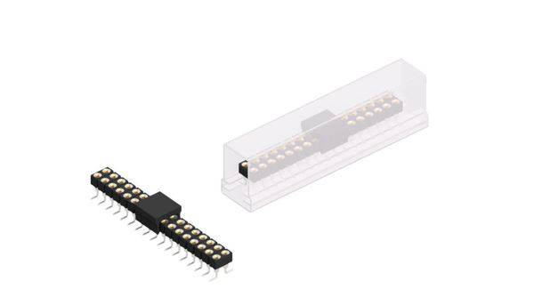 Fischer Elektronik Buchsenleiste (Präzision) Anzahl Reihen: 2 MK223SMD34BSM 10St.
