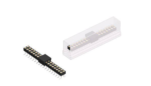 Fischer Elektronik Buchsenleiste (Präzision) Anzahl Reihen: 2 MK223SMD36BSM 10St.
