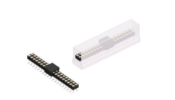 Fischer Elektronik Buchsenleiste (Präzision) Anzahl Reihen: 2 MK223SMD38BSM 10St.