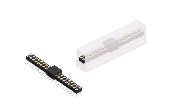 Fischer Elektronik Buchsenleiste (Präzision) Anzahl Reihen: 2 10042681 10St.