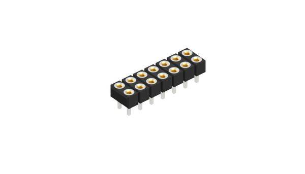 Fischer Elektronik Buchsenleiste (Präzision) Anzahl Reihen: 2 10042736 10St.