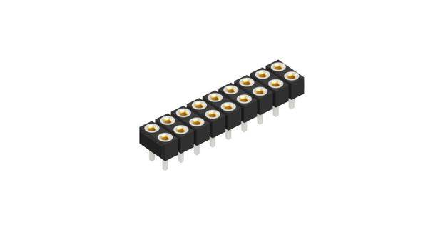 Fischer Elektronik Buchsenleiste (Präzision) Anzahl Reihen: 2 10042740 10St.