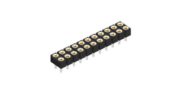 Fischer Elektronik Buchsenleiste (Präzision) Anzahl Reihen: 2 10042744 10St.